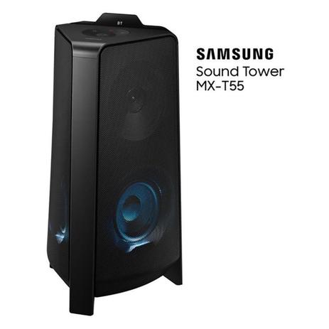 Soundbar Tower Samsung MX-T55ZD com potência de 500W e som bi-direcional é boa?