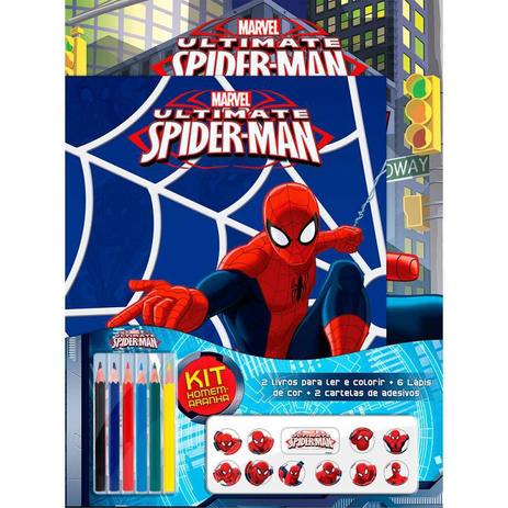 Spider-Man Kit Gigante Disney - Culturama 230084 Menor preço em Spider-Man Kit Gigante Disney - Culturama 230084