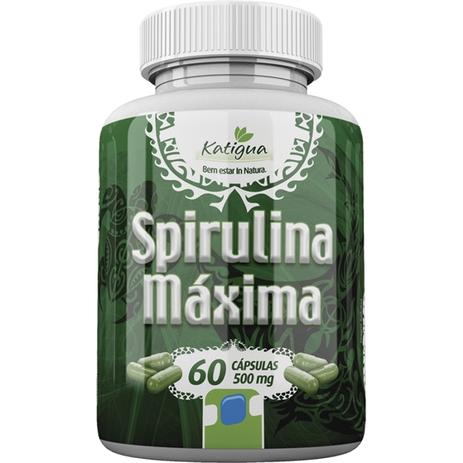 Spirulina maxima 60 caps 500mg - Katigua Menor preço em Spirulina maxima 60 caps 500mg - Katigua