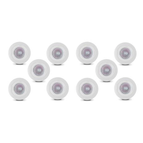 Spot Base Lince Aco Regulavel Base Gu-10 3 Lamp. Max. 50w Branco 10 Unidades - Home line Menor preço em Spot Base Lince Aco Regulavel Base Gu-10 3 Lamp. Max. 50w Branco 10 Unidades - Home line