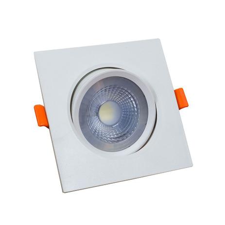 Spot de embutir base quadrada Easy LED com driver 7W 3000K branco Bronzearte Menor preço em Spot de embutir base quadrada Easy LED com driver 7W 3000K branco Bronzearte
