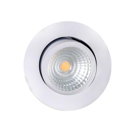 Spot de embutir base redonda Easy LED com driver 5W 3000K branco Bronzearte Menor preço em Spot de embutir base redonda Easy LED com driver 5W 3000K branco Bronzearte