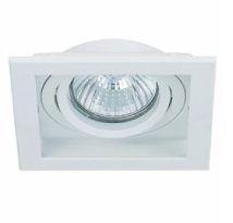 Spot Dicroica GU10 Embutir Recuado Quadrado Branco NS7001B - Bella iluminação Menor preço em Spot Dicroica GU10 Embutir Recuado Quadrado Branco NS7001B - Bella iluminação