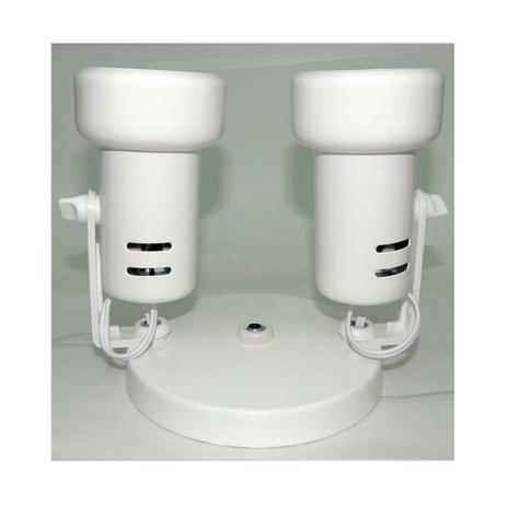 Spot duplo Baulado branco Auremar Menor preço em Spot duplo Baulado branco Auremar