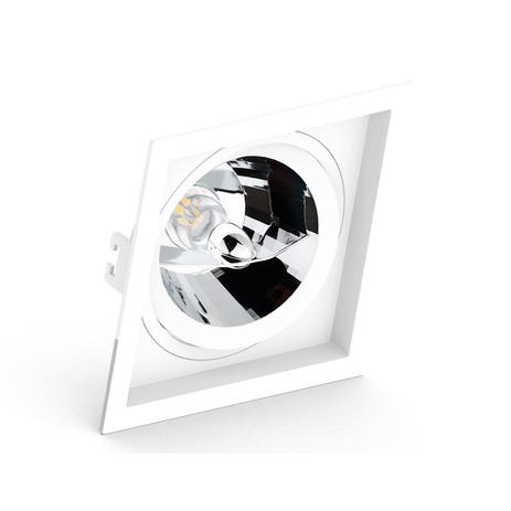 Spot Embutido Dicróica AR111 Branco Quadrado Save Energy Menor preço em Spot Embutido Dicróica AR111 Branco Quadrado Save Energy