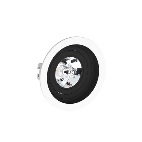 Spot Embutido Dicróica AR70 Branco com Fundo Preto Redondo - Save energy Menor preço em Spot Embutido Dicróica AR70 Branco com Fundo Preto Redondo - Save energy