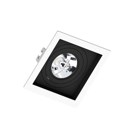 Spot Embutido Dicróica AR70 Branco com Fundo Preto - Save energy Menor preço em Spot Embutido Dicróica AR70 Branco com Fundo Preto - Save energy