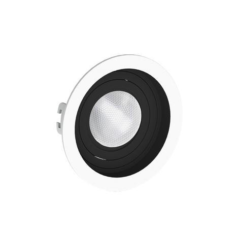 Spot Embutido Dicróica PAR20 Branco com Fundo Preto Redondo - Save energy Menor preço em Spot Embutido Dicróica PAR20 Branco com Fundo Preto Redondo - Save energy