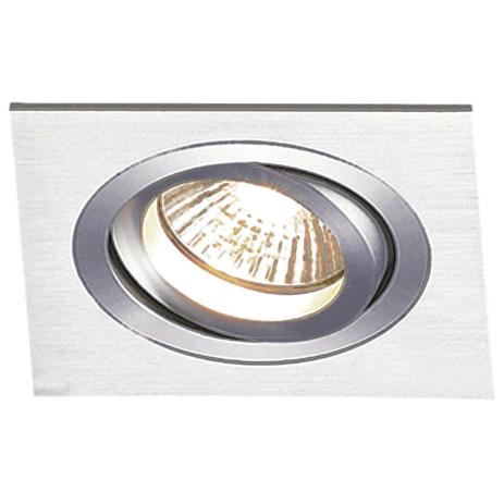 Spot Embutido Quad Ecco 1 x ar70 Alumínio Escovado - Bella iluminação Menor preço em Spot Embutido Quad Ecco 1 x ar70 Alumínio Escovado - Bella iluminação