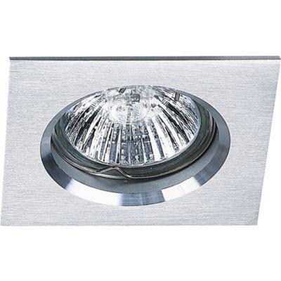 Spot embutido quad fit 1 luz dicroica - alumino escovado - Bella iluminação Menor preço em Spot embutido quad fit 1 luz dicroica - alumino escovado - Bella iluminação