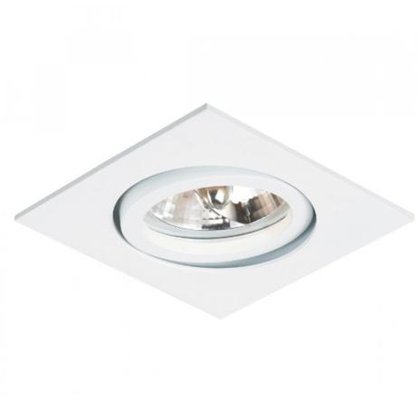 Spot Embutido Quadrado Slim AR111 3,8cmx16cm Bella Iluminação Branco Menor preço em Spot Embutido Quadrado Slim AR111 3,8cmx16cm Bella Iluminação Branco