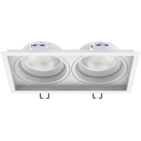 Spot Embutir Interlight 2XPar20 Recuado E27 Branco IL 4707 Menor preço em Spot Embutir Interlight 2XPar20 Recuado E27 Branco IL 4707
