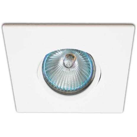 Spot Embutir Interlight Dicroica Face Plana Quadrado Branco Menor preço em Spot Embutir Interlight Dicroica Face Plana Quadrado Branco