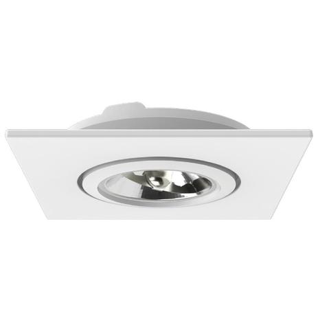 Spot Embutir Interlight Face Plana AR70 Quadrado Branco Menor preço em Spot Embutir Interlight Face Plana AR70 Quadrado Branco
