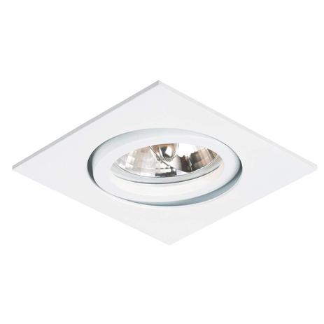 Menor preço em Spot Embutir Quadrado Alumínio 3cmx9cm GU10 Bella Iluminação Bivolt Branco