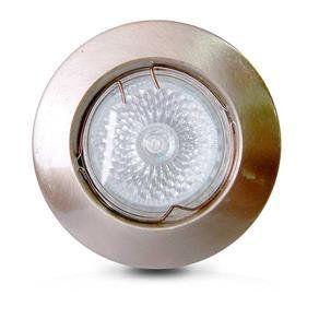 Spot embutir redondo Aço escovado para dicroica MR16 GU10 GU5.3 - Llum Bronzearte Menor preço em Spot embutir redondo Aço escovado para dicroica MR16 GU10 GU5.3 - Llum Bronzearte