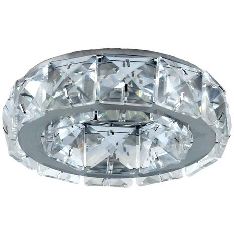 Spot Embutir Redondo Cristal 3cmx10cm 50W GU10 Bella Iluminação Bivolt Cromado Menor preço em Spot Embutir Redondo Cristal 3cmx10cm 50W GU10 Bella Iluminação Bivolt Cromado