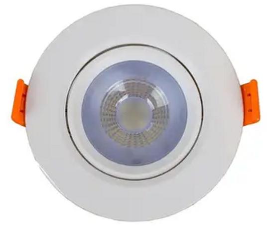 Spot Led 7w embutir redondo branco - ROHS Menor preço em Spot Led 7w embutir redondo branco - ROHS