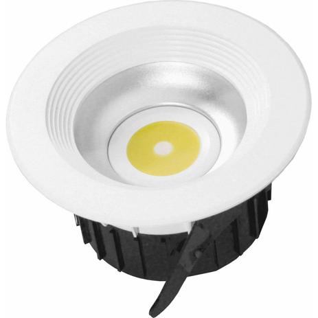 Spot LED COB Embutir Taschibra TSL 105 5W 3000K Luz Amarela 3000K Menor preço em Spot LED COB Embutir Taschibra TSL 105 5W 3000K Luz Amarela 3000K