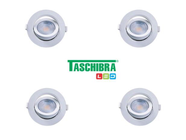 Spot led croica 5w redonda 3000k branco quente bivolt mr16 alltop kit 04 unidades - TASCHIBRA é ruim? Spot led croica 5w redonda 3000k branco quente bivolt mr16 alltop kit 04 unidades - TASCHIBRA é boa?