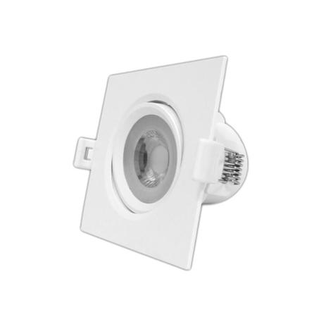 Spot Led de Embutir Quadrado Mr16 10w Bivolt 3000k Luz Amarela - Casanova Menor preço em Spot Led de Embutir Quadrado Mr16 10w Bivolt 3000k Luz Amarela - Casanova