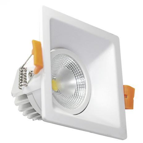 Spot LED Embutir Recuado Quadrado 8W Blumenau 6500K Luz Branca Menor preço em Spot LED Embutir Recuado Quadrado 8W Blumenau 6500K Luz Branca