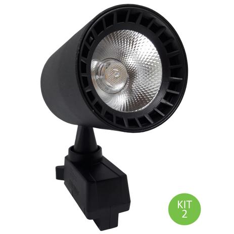 Spot Led Trilho Eletrificado 10w Branco Quente Bivolt Preto Kit 2 - Andelli é boa?