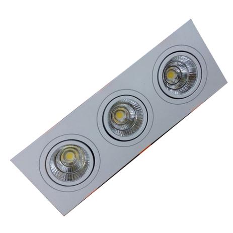 Spot Led Triplo COB 15w embutir 2 Pç articulável Bivolt luxo - Nogaled Menor preço em Spot Led Triplo COB 15w embutir 2 Pç articulável Bivolt luxo - Nogaled