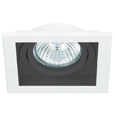 Spot MInidicroica GU10 Embutir Quadrado Branco e Preto NS7351P - Bella iluminação Menor preço em Spot MInidicroica GU10 Embutir Quadrado Branco e Preto NS7351P - Bella iluminação