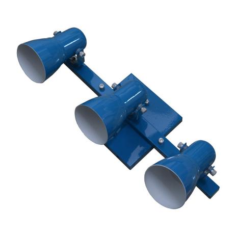 Spot No Trilho Para 03 Lâmpadas - 40 cm de largura - Azul - Lustres amandini é boa?