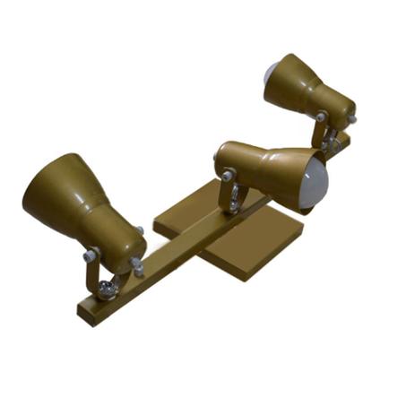 Spot No Trilho Para 03 Lâmpadas - 40 cm de largura - Dourado - Lustres amandini Menor preço em Spot No Trilho Para 03 Lâmpadas - 40 cm de largura - Dourado - Lustres amandini