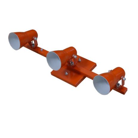 Spot No Trilho Para 03 Lâmpadas - 40 cm de largura - Laranja - Lustres amandini Menor preço em Spot No Trilho Para 03 Lâmpadas - 40 cm de largura - Laranja - Lustres amandini