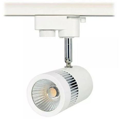 Spot para Trilho Eletrificado Branco Led 10W 3000K Bivolt - Initial - SPOT-TRI-10C-BQ Menor preço em Spot para Trilho Eletrificado Branco Led 10W 3000K Bivolt - Initial - SPOT-TRI-10C-BQ