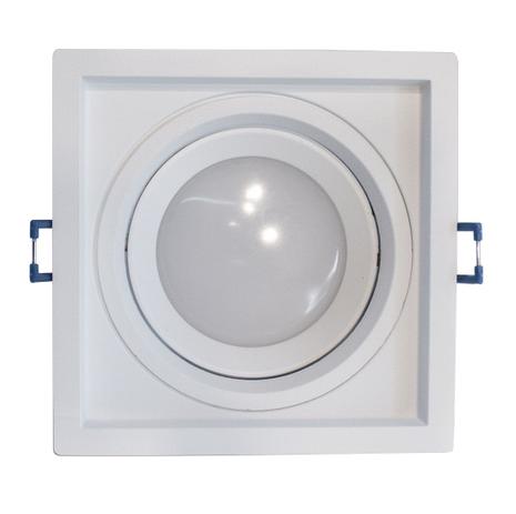 Spot recuado orientável alumínio embutir gesso madeira modular + Lâmpada led PAR20 8w 3000k branco quente st4706 - Starlumen é boa?