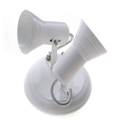 Spot Sobrepor Direcionável Duplo Auremar Branco Menor preço em Spot Sobrepor Direcionável Duplo Auremar Branco