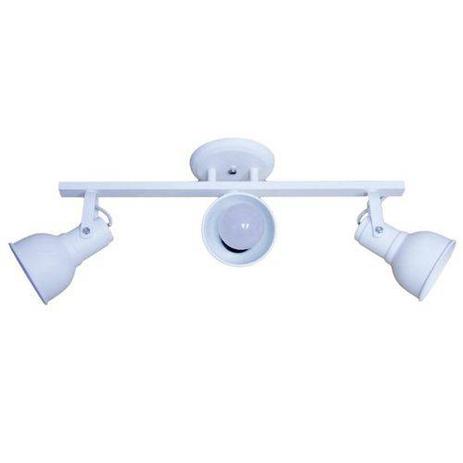 Spot Trilho Branco Direcionável com 3 Lâmpadas Par20 Led 6w Stella - Itamonte Menor preço em Spot Trilho Branco Direcionável com 3 Lâmpadas Par20 Led 6w Stella - Itamonte