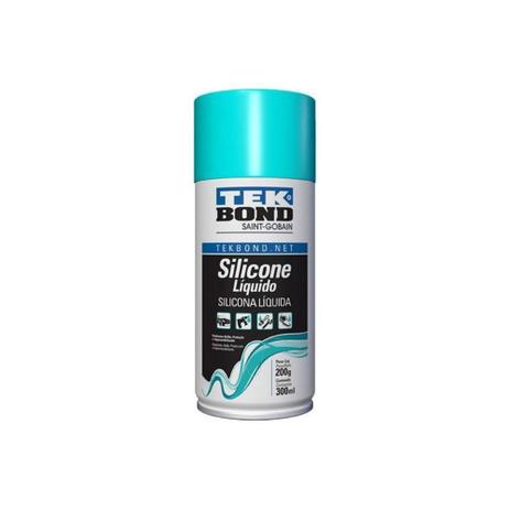 Spray Aerossol SILICONE LIQUIDO - 300ml/200g - TEK BOND Menor preço em Spray Aerossol SILICONE LIQUIDO - 300ml/200g - TEK BOND