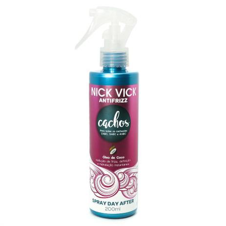 Menor preço em Spray Day After Cachos Nick Vick Antifrizz 200ml Cabelos Cacheados - Nick & Vick