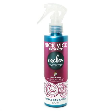 Spray Day After Cachos Nick Vick Antifrizz 200ml Cabelos Cacheados - Nick & Vick Menor preço em Spray Day After Cachos Nick Vick Antifrizz 200ml Cabelos Cacheados - Nick & Vick