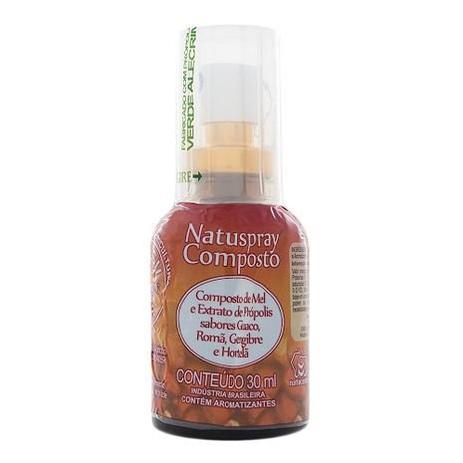 Spray de Mel e Extrato de Própolis - Natuspray Composto 30mL - Natucentro Menor preço em Spray de Mel e Extrato de Própolis - Natuspray Composto 30mL - Natucentro