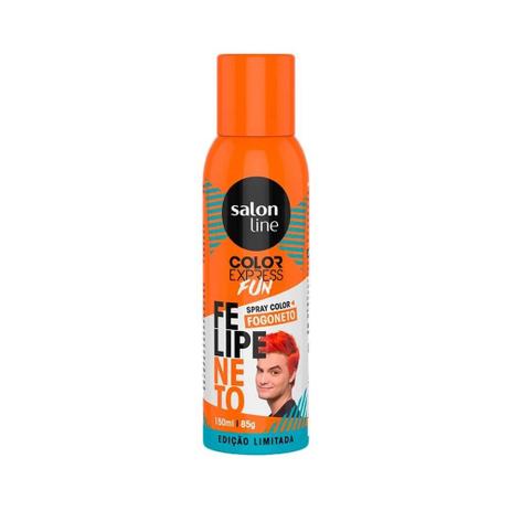 Spray Para Cabelo Felipe Neto Laranja Salon Line 150 ML Menor preço em Spray Para Cabelo Felipe Neto Laranja Salon Line 150 ML