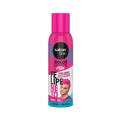 Spray Para Cabelo Felipe Neto Rosa Salon Line 150 ML Menor preço em Spray Para Cabelo Felipe Neto Rosa Salon Line 150 ML
