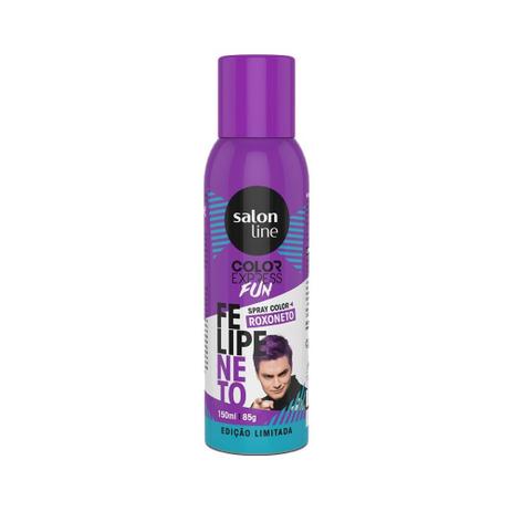 Spray Para Cabelo Felipe Neto Roxo Salon Line 150 ML Menor preço em Spray Para Cabelo Felipe Neto Roxo Salon Line 150 ML