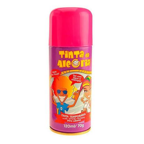 Spray Para Cabelo Tinta Da Alegria Pink 120ml - Alphaville Menor preço em Spray Para Cabelo Tinta Da Alegria Pink 120ml - Alphaville