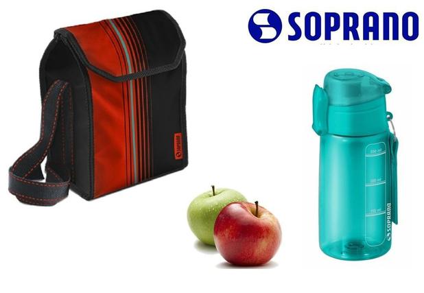 lunch bolsa with flask