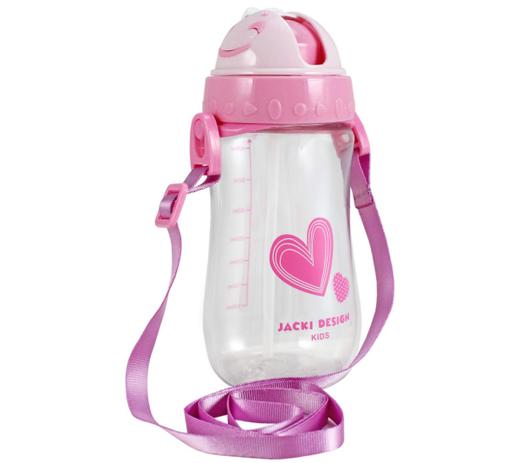 Squeeze com tampa canudo coleção Sapeka Coração Rosa 460ml - Jacki design Menor preço em Squeeze com tampa canudo coleção Sapeka Coração Rosa 460ml - Jacki design