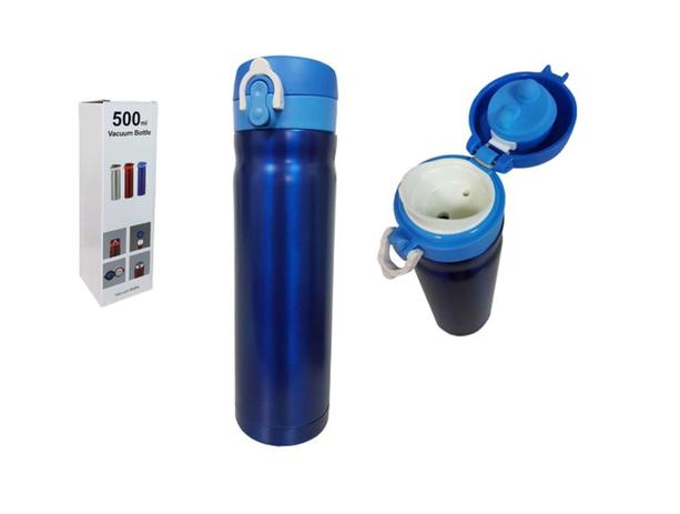 Squeeze Garrafa Cantil Térmico 500 ml Escola Academia - ( Azul ) - Eita comprei Menor preço em Squeeze Garrafa Cantil Térmico 500 ml Escola Academia - ( Azul ) - Eita comprei