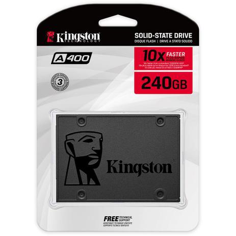SSD 240GB 500mbs, Leitura 500MB/s, Gravação 350MB/s - Kingston é boa?