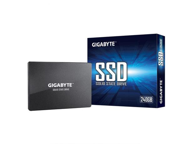SSD Gigabyte 240GB SATA 2.5” - Leitura 500MB/s e Gravação 420MB/s Menor preço em SSD Gigabyte 240GB SATA 2.5” - Leitura 500MB/s e Gravação 420MB/s