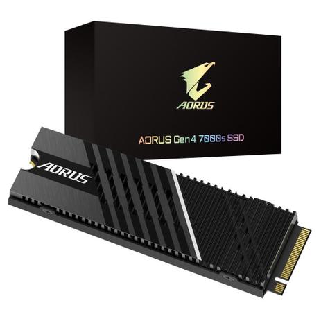 SSD Gigabyte AORUS Gen4 7000s 2TB, M.2 2280, Leitura: 7000MB/s e Gravação: 6850MB/s - GP-AG70S2TB Menor preço em SSD Gigabyte AORUS Gen4 7000s 2TB, M.2 2280, Leitura: 7000MB/s e Gravação: 6850MB/s - GP-AG70S2TB